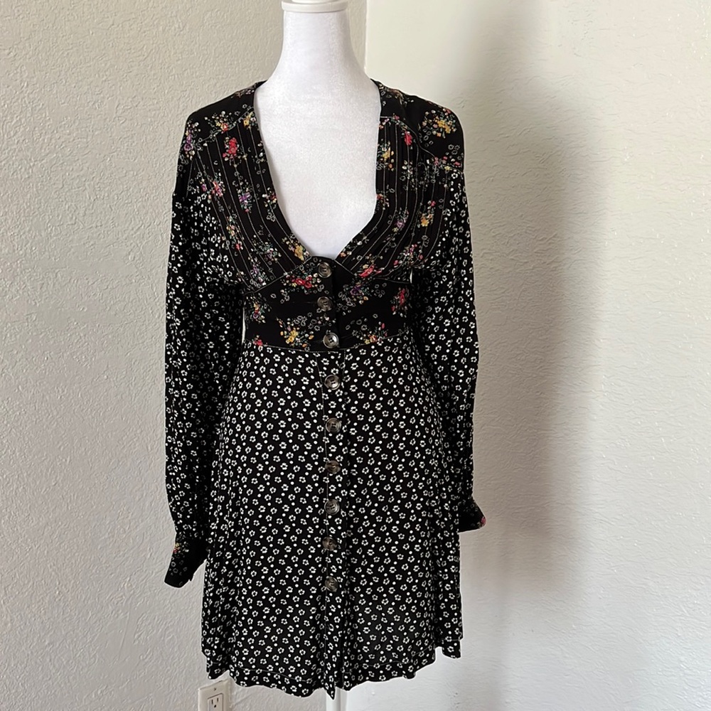 Free People Boho Mini Dress